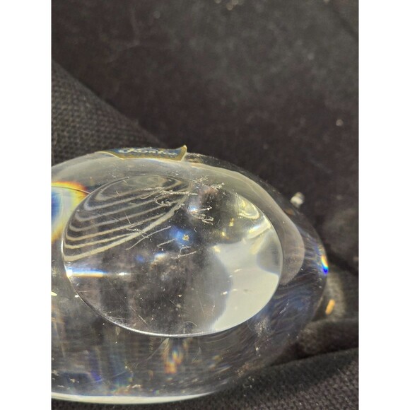 Signed Kosta 97429 Paul Hoff Glass Bird – Swedish Art Glass – Vtg 1970s Figurine - Picture 9 of 9